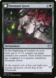 Dormant Grove (VOW-198) [Innistrad: Crimson Vow] Foil MTG Single Wizards of the Coast