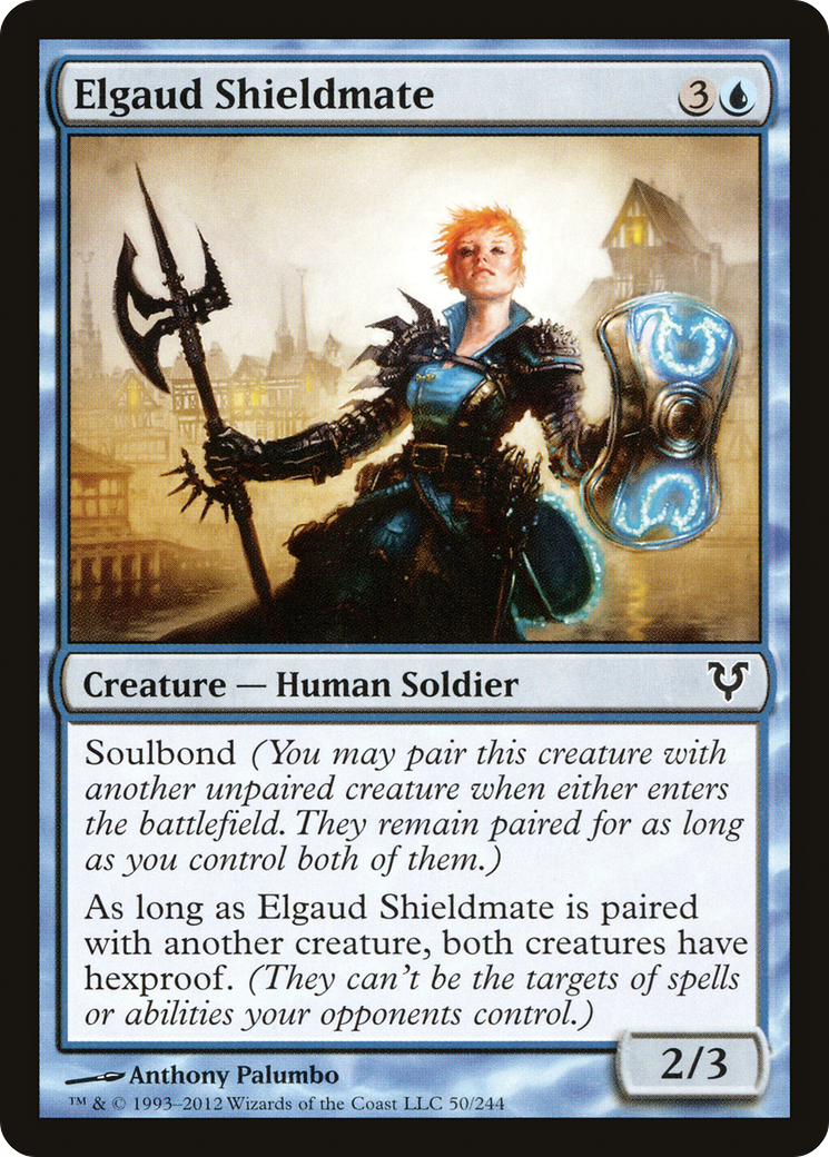 Elgaud Shieldmate (AVR-050) [Avacyn Restored] Foil MTG Single Wizards of the Coast