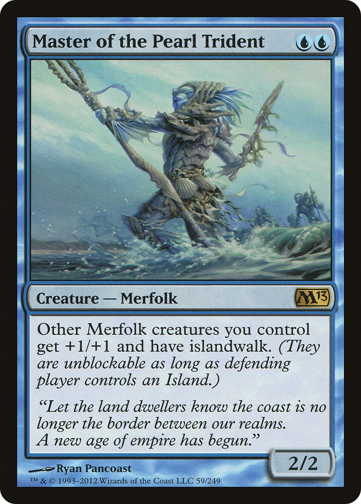 Master of the Pearl Trident (M13-059) [Magic 2013] MTG Single Wizards of the Coast