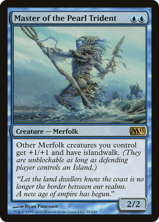 Master of the Pearl Trident (M13-059) [Magic 2013] Foil MTG Single Wizards of the Coast