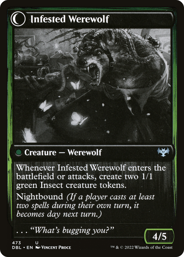 Infestation Expert (DBL-473) [Innistrad: Double Feature] MTG Single Wizards of the Coast