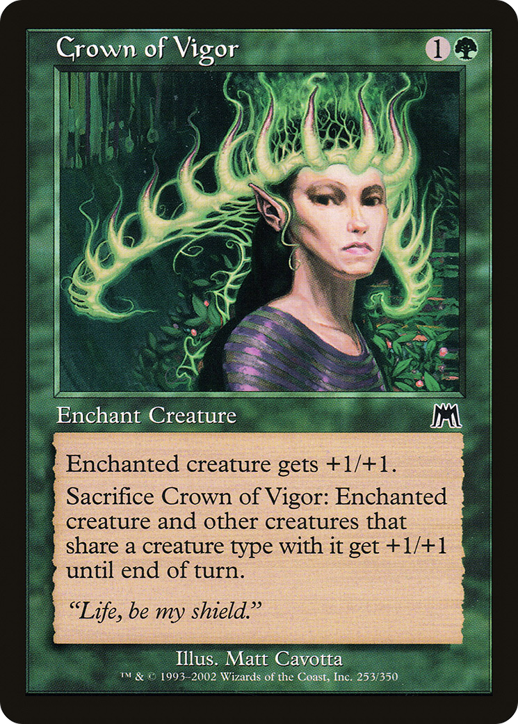 Crown of Vigor (ONS-253) [Onslaught] Foil MTG Single Wizards of the Coast