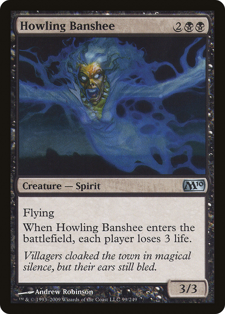 Howling Banshee (M10-099) [Magic 2010] Foil MTG Single Wizards of the Coast