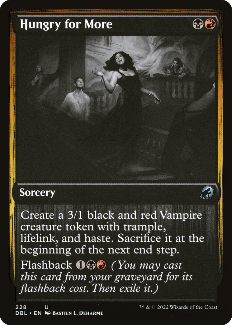 Hungry for More (DBL-228) [Innistrad: Double Feature] Foil MTG Single Wizards of the Coast