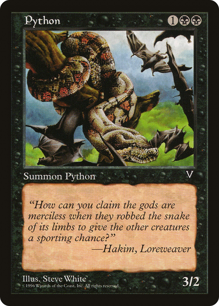 Python (VIS-068) [Visions] MTG Single Wizards of the Coast