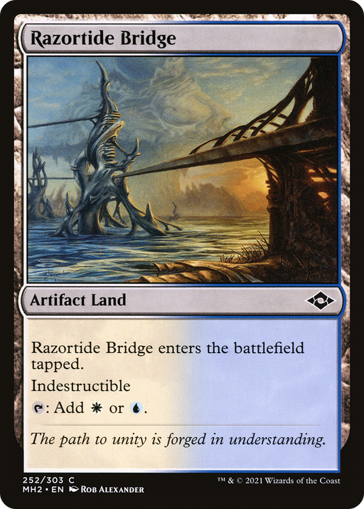 Razortide Bridge (MH2-252) [Modern Horizons 2] MTG Single Modern Horizons 2