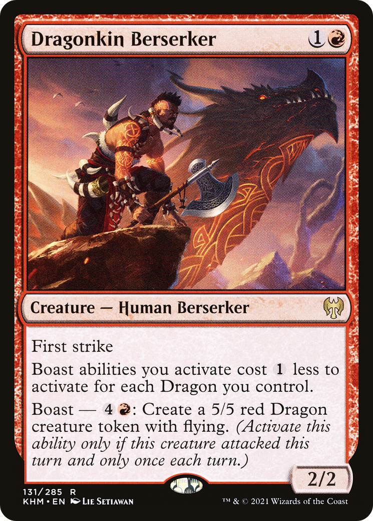 Dragonkin Berserker (KHM-131) [Kaldheim] MTG Single Wizards of the Coast