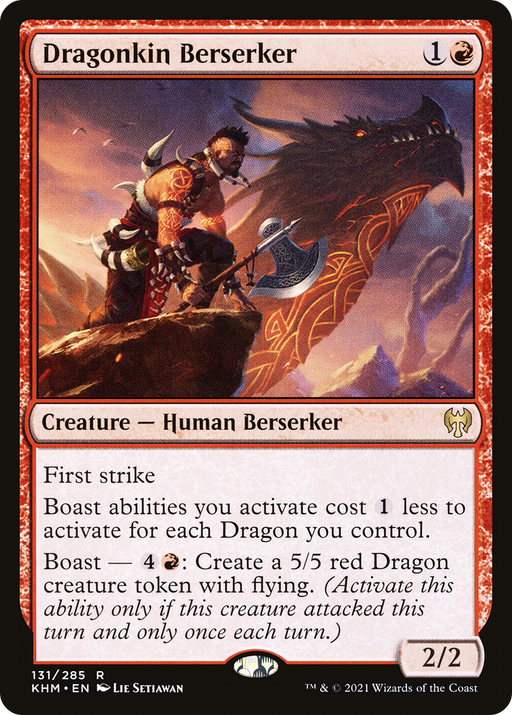 Dragonkin Berserker (KHM-131) [Kaldheim] MTG Single Wizards of the Coast