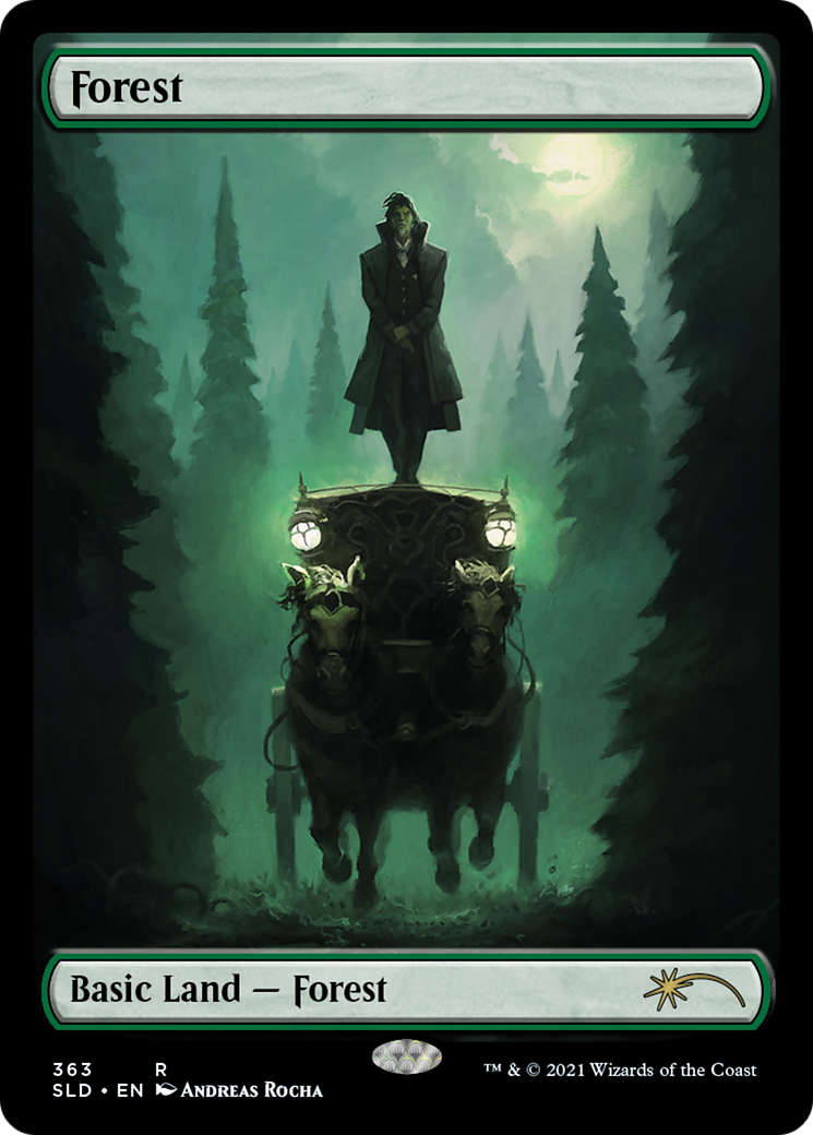 Forest (The Dracula Lands) (SLD-363) [Secret Lair] Drop Foil MTG Single Wizards of the Coast