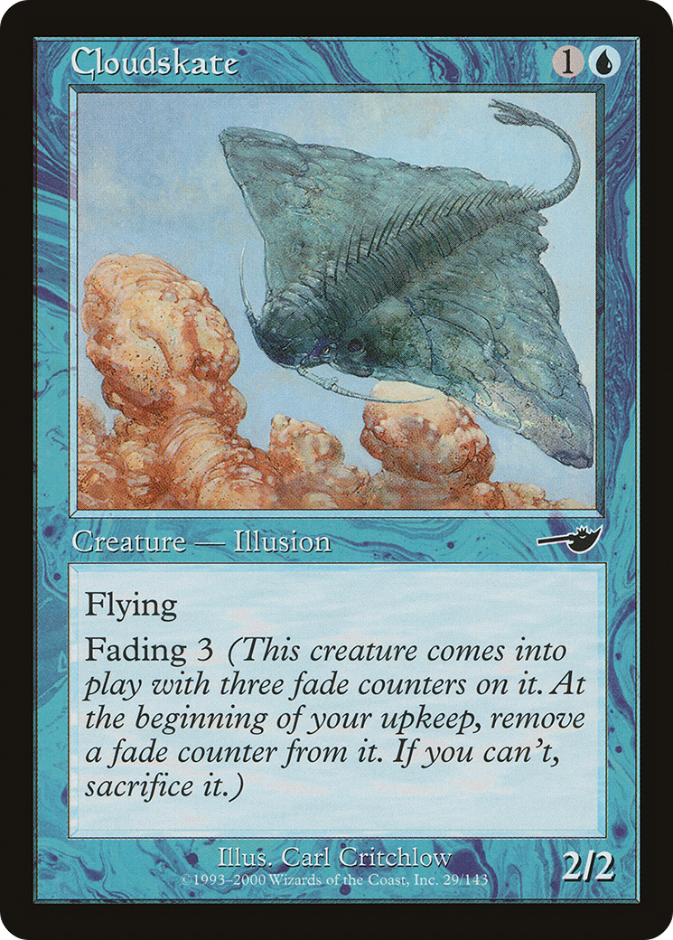 Cloudskate (NMS-029) [Nemesis] Foil MTG Single Wizards of the Coast