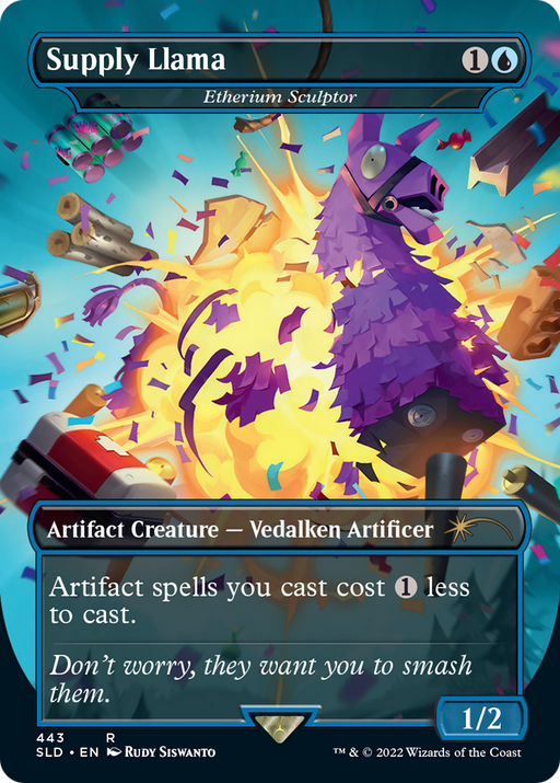 Supply Llama - Etherium Sculptor (SLD-443) [Secret Lair] Drop (Borderless) MTG Single Wizards of the Coast