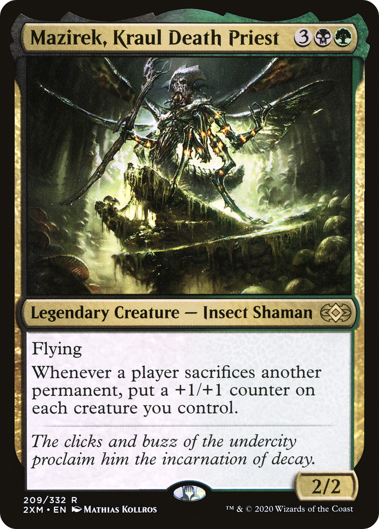 Mazirek, Kraul Death Priest (2XM-209) [Double Masters] Foil MTG Single Wizards of the Coast