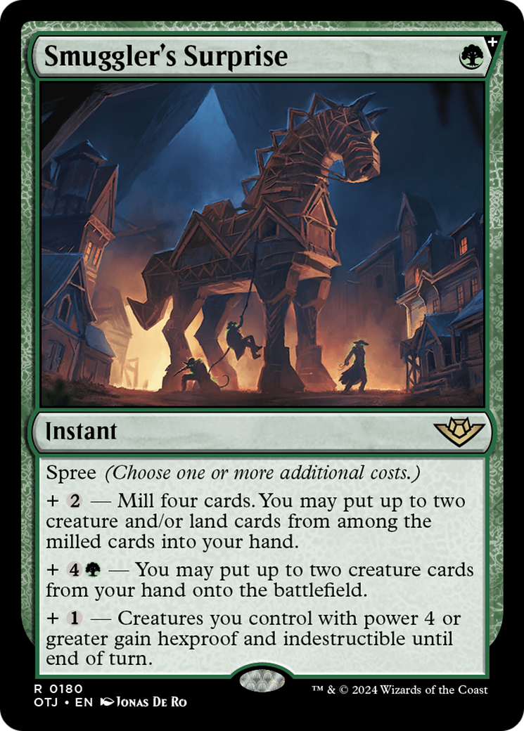 Smuggler's Surprise (OTJ-180) [Outlaws of Thunder Junction] Foil MTG Single Wizards of the Coast