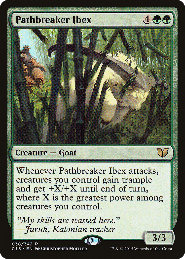 Pathbreaker Ibex (C15-038) [Commander 2015] MTG Single Wizards of the Coast