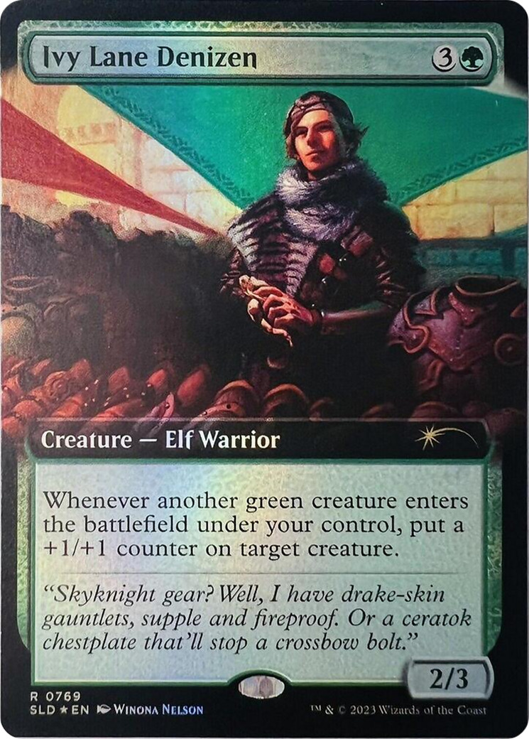 Ivy Lane Denizen (SLD-769) [Secret Lair] Drop (Extended Art) Foil MTG Single Wizards of the Coast