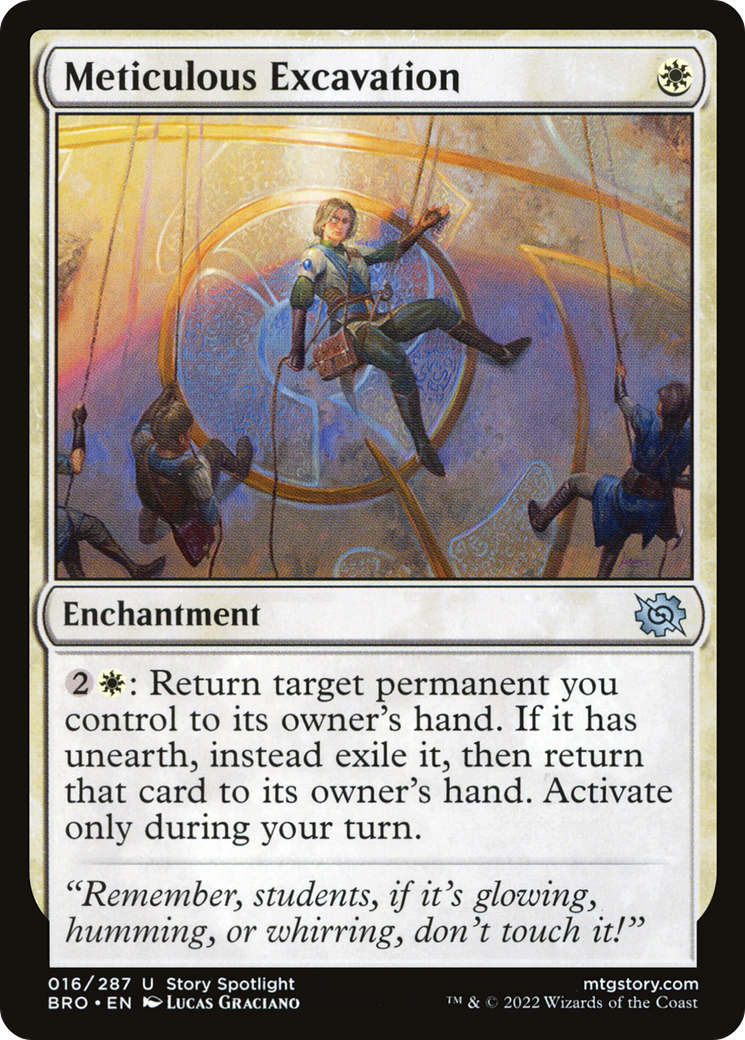 Meticulous Excavation (BRO-016) [The Brothers' War] (storyspotlight) MTG Single Wizards of the Coast