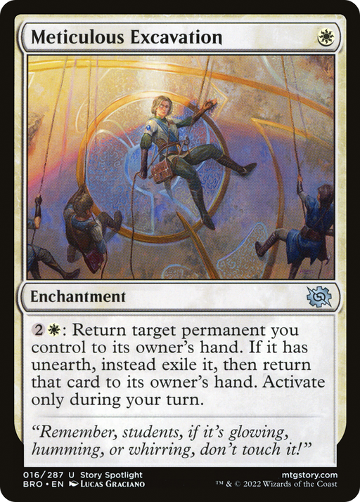 Meticulous Excavation (BRO-016) [The Brothers' War] (storyspotlight) MTG Single Wizards of the Coast