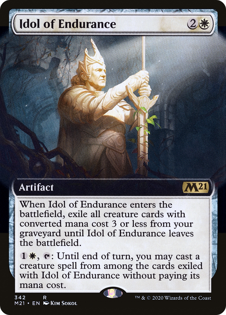 Idol of Endurance (M21-342) [Core Set 2021] (Extended Art) MTG Single Wizards of the Coast