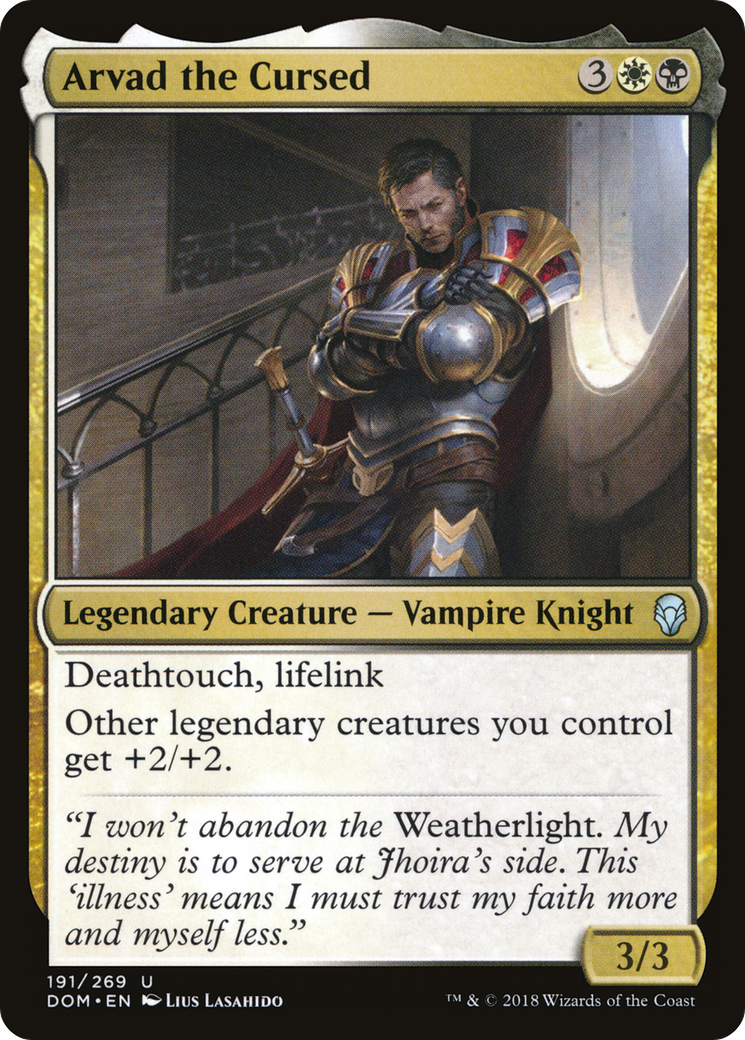 Arvad the Cursed (DOM-191) [Dominaria] MTG Single Wizards of the Coast