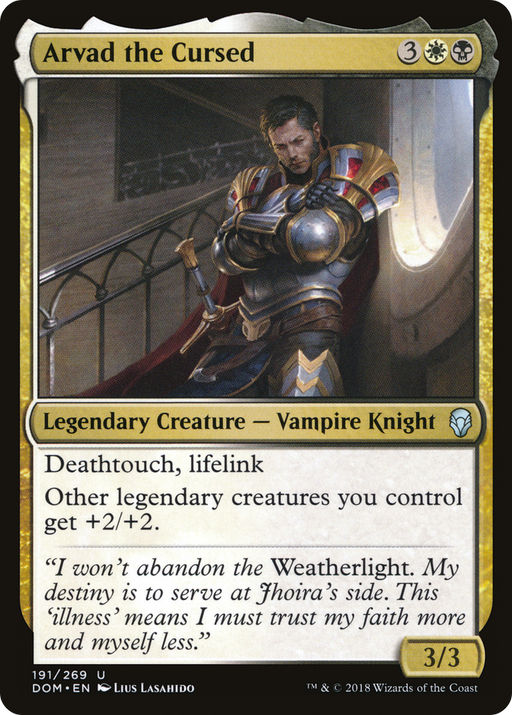 Arvad the Cursed (DOM-191) [Dominaria] MTG Single Wizards of the Coast