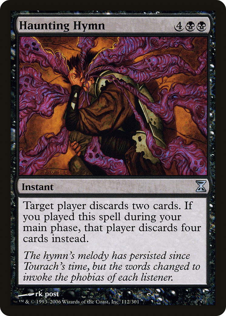 Haunting Hymn (TSP-112) [Time Spiral] Foil MTG Single Wizards of the Coast