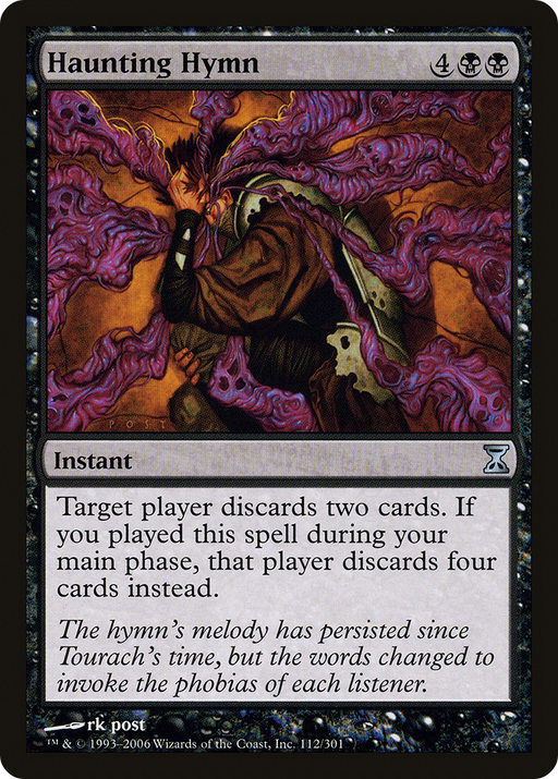 Haunting Hymn (TSP-112) [Time Spiral] Foil MTG Single Wizards of the Coast
