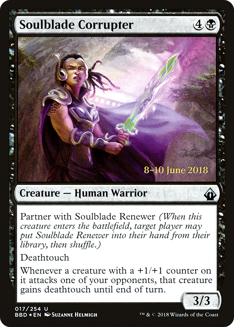 Soulblade Corrupter (LARP-17S) [Battlebond Promos] Foil MTG Single Wizards of the Coast