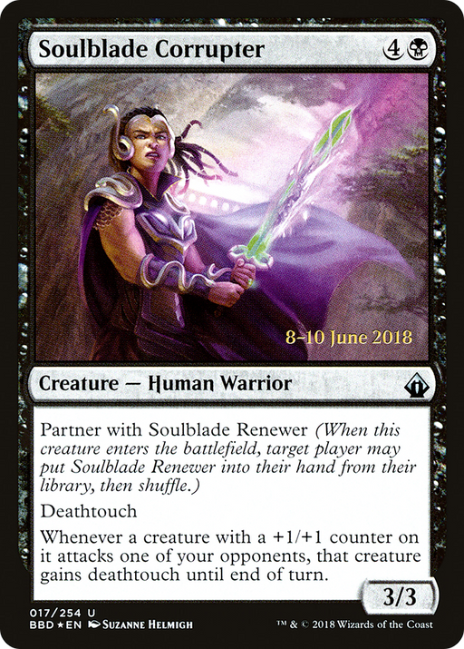 Soulblade Corrupter (LARP-17S) [Battlebond Promos] Foil MTG Single Wizards of the Coast