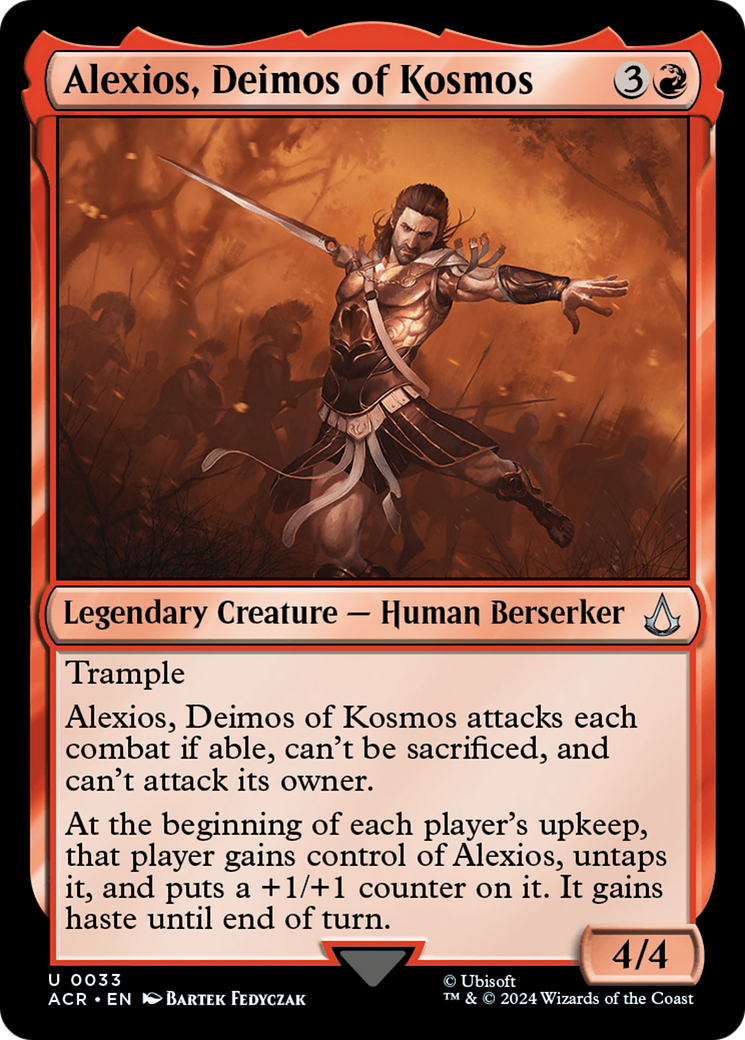 Alexios, Deimos of Kosmos (ACR-033) [Assassin's Creed] MTG Single Wizards of the Coast
