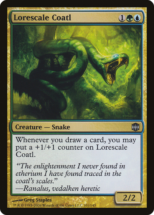 Lorescale Coatl (ARB-101) [Alara Reborn] MTG Single Wizards of the Coast