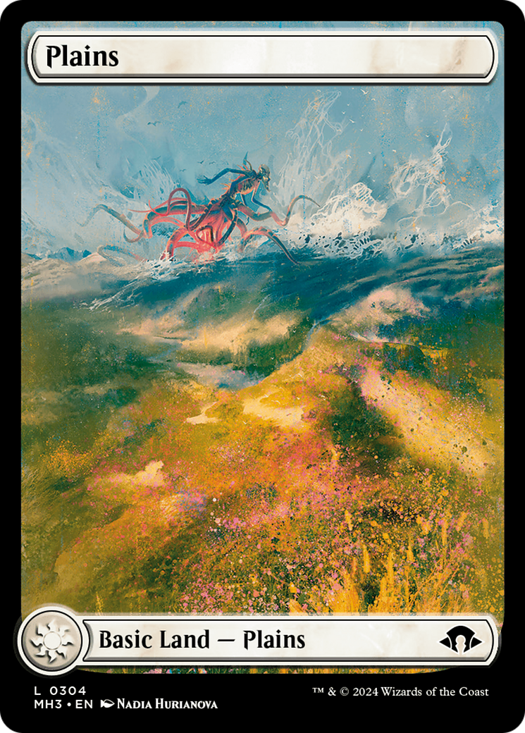 Plains (0304) (MH3-304) [Modern Horizons 3] Foil MTG Single Modern Horizons 3
