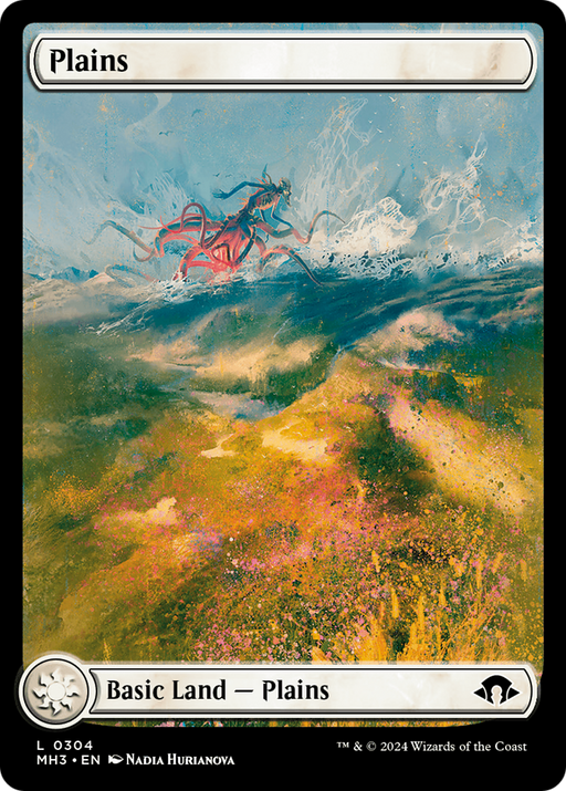 Plains (0304) (MH3-304) [Modern Horizons 3] Foil MTG Single Modern Horizons 3