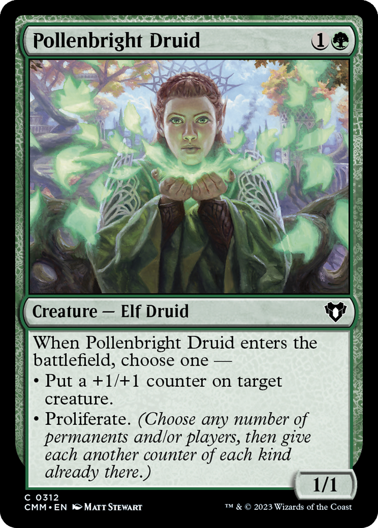 Pollenbright Druid (CMM-312) [Commander Masters] MTG Single Wizards of the Coast