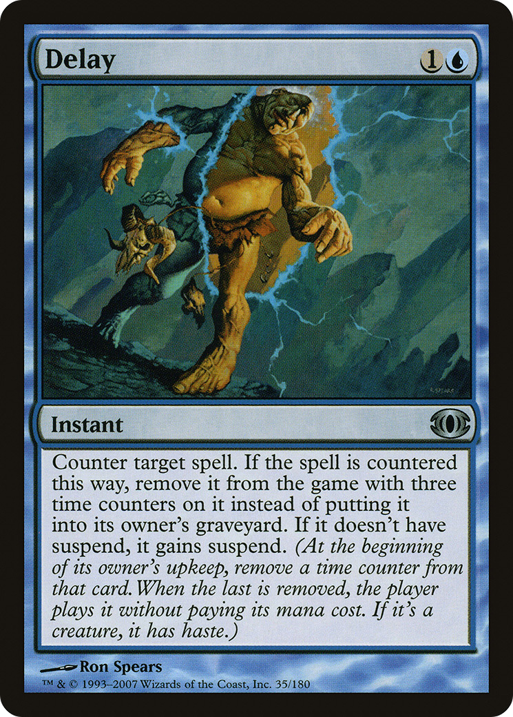 Delay (FUT-035) [Future Sight] Foil MTG Single Wizards of the Coast