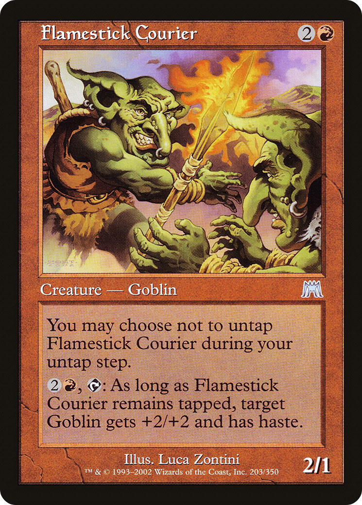 Flamestick Courier (ONS-203) [Onslaught] MTG Single Wizards of the Coast