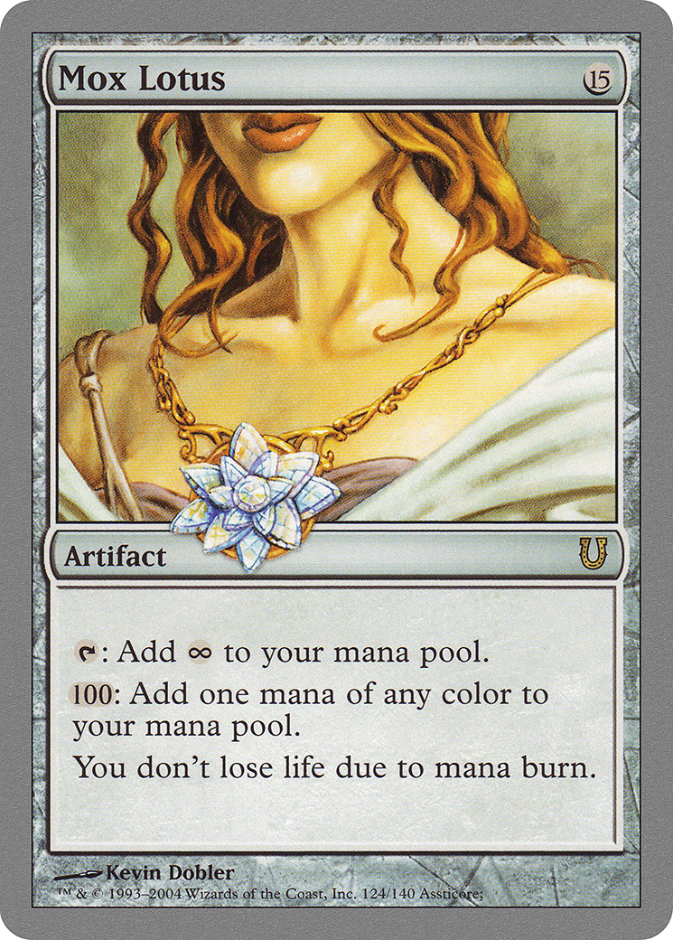 Mox Lotus (UNH-124) [Unhinged] MTG Single Wizards of the Coast
