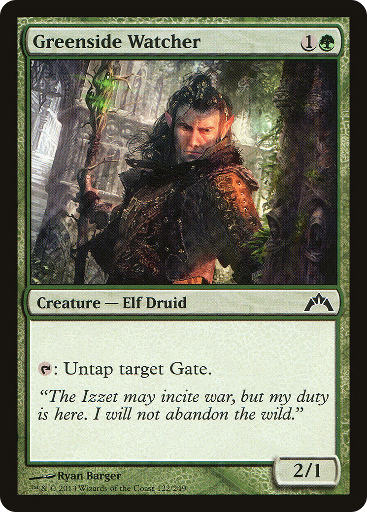Greenside Watcher (GTC-122) [Gatecrash] Foil MTG Single Wizards of the Coast