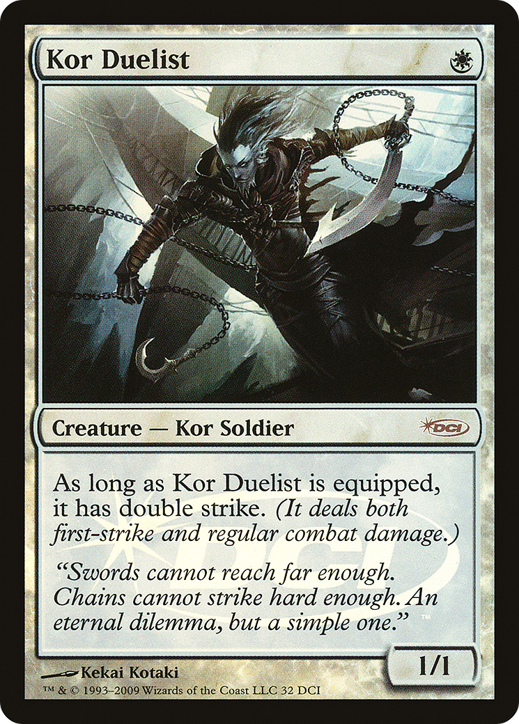 Kor Duelist [Wizards Play Network 2009] MTG Single Magic: The Gathering
