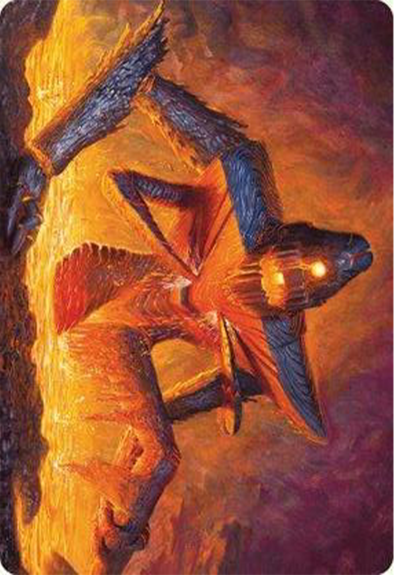 Molten Gatekeeper Art Card [Art Series] Modern Horizons 3 MTG Single Magic: The Gathering
