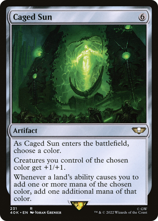 Caged Sun (40K-231) [Warhammer 40,000 Commander] MTG Single Wizards of the Coast