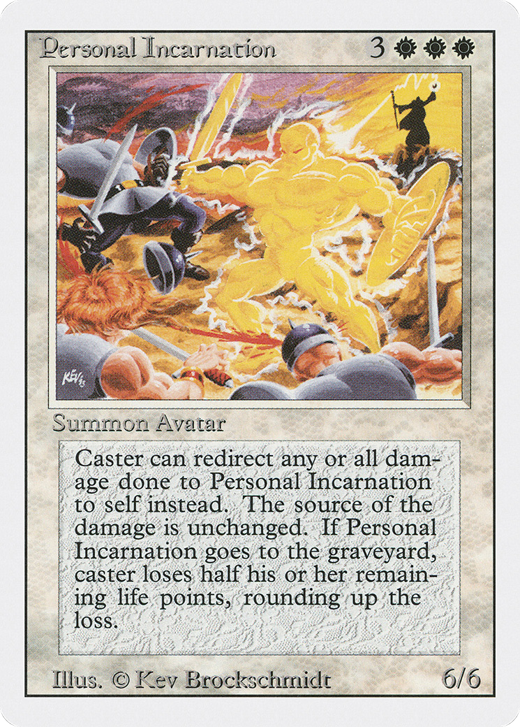 Personal Incarnation (3ED-031) [Revised Edition] MTG Single Wizards of the Coast
