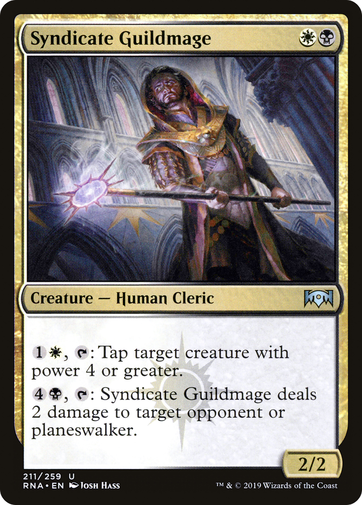 Syndicate Guildmage (RNA-211) [Ravnica Allegiance] Foil MTG Single Wizards of the Coast