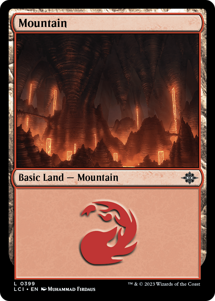 Mountain (0399) (LCI-399) [The Lost Caverns of Ixalan] Foil MTG Single Wizards of the Coast