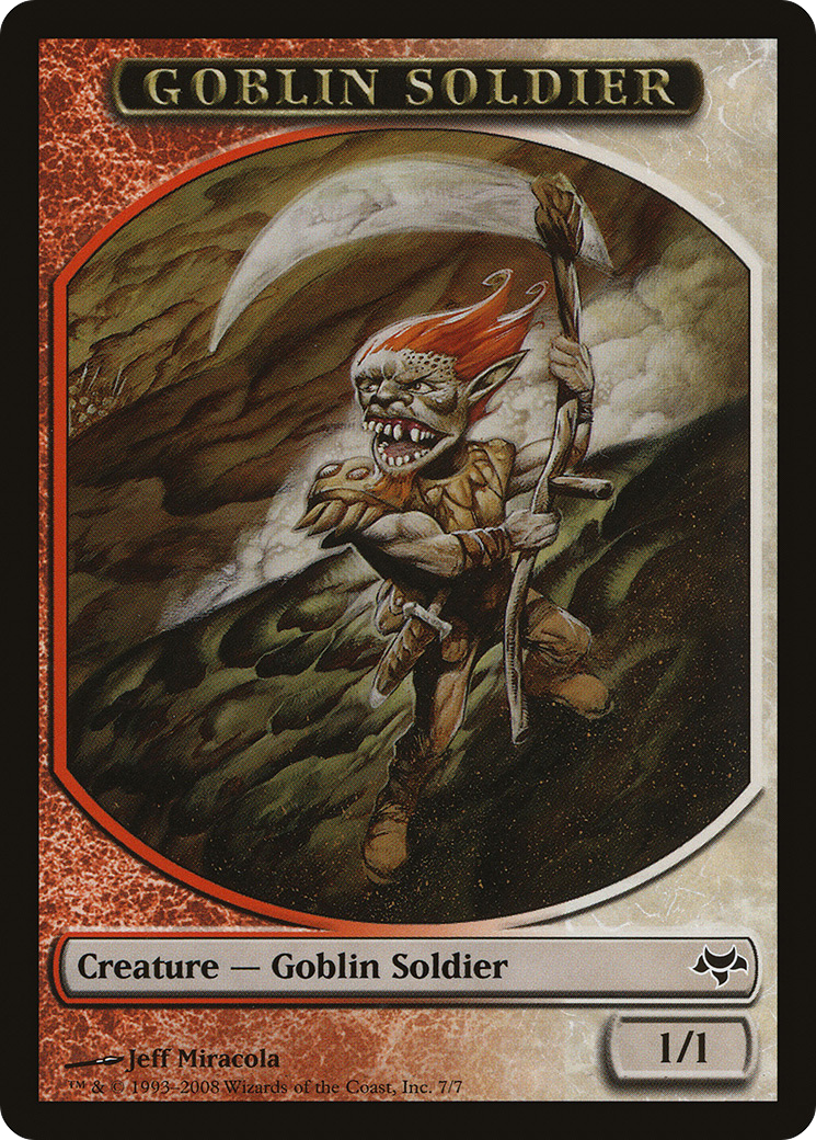 Goblin Soldier (EVE-007) [Tokens] Eventide Tokens MTG Single Wizards of the Coast