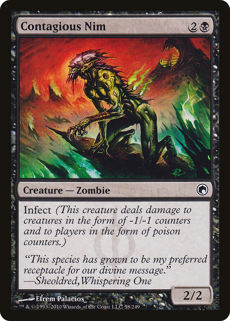 Contagious Nim (SOM-058) [Scars of Mirrodin] MTG Single Wizards of the Coast