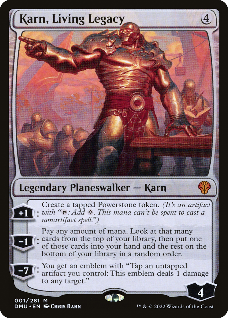 Karn, Living Legacy (DMU-001) [Dominaria United] MTG Single Wizards of the Coast
