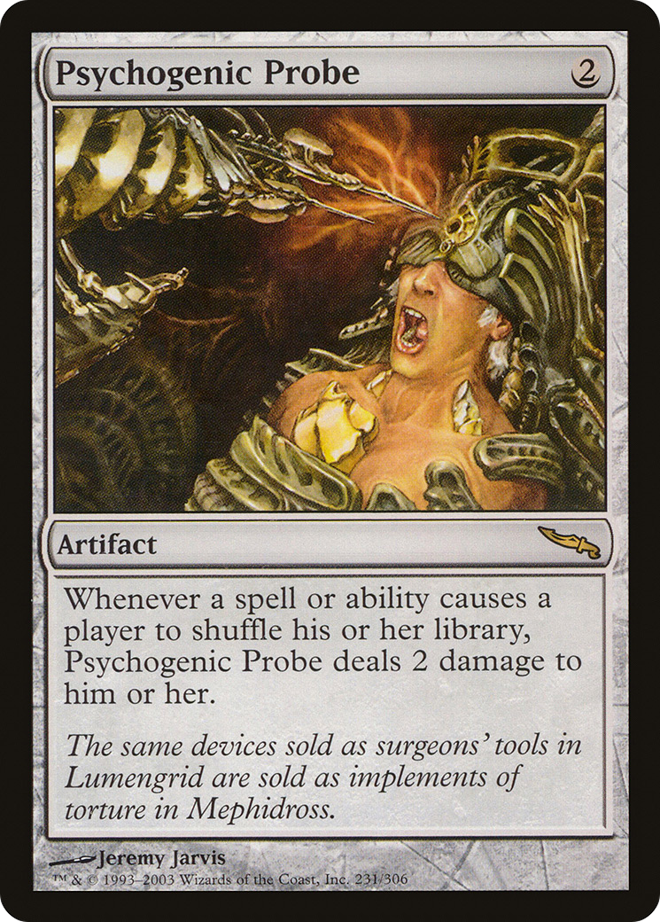 Psychogenic Probe [Mirrodin] MTG Single Magic: The Gathering