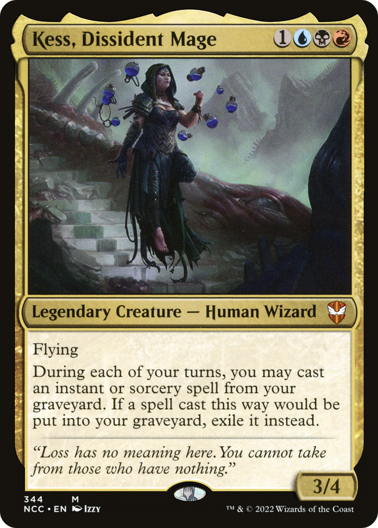 Kess, Dissident Mage (NCC-344) [New Capenna Commander] MTG Single Wizards of the Coast