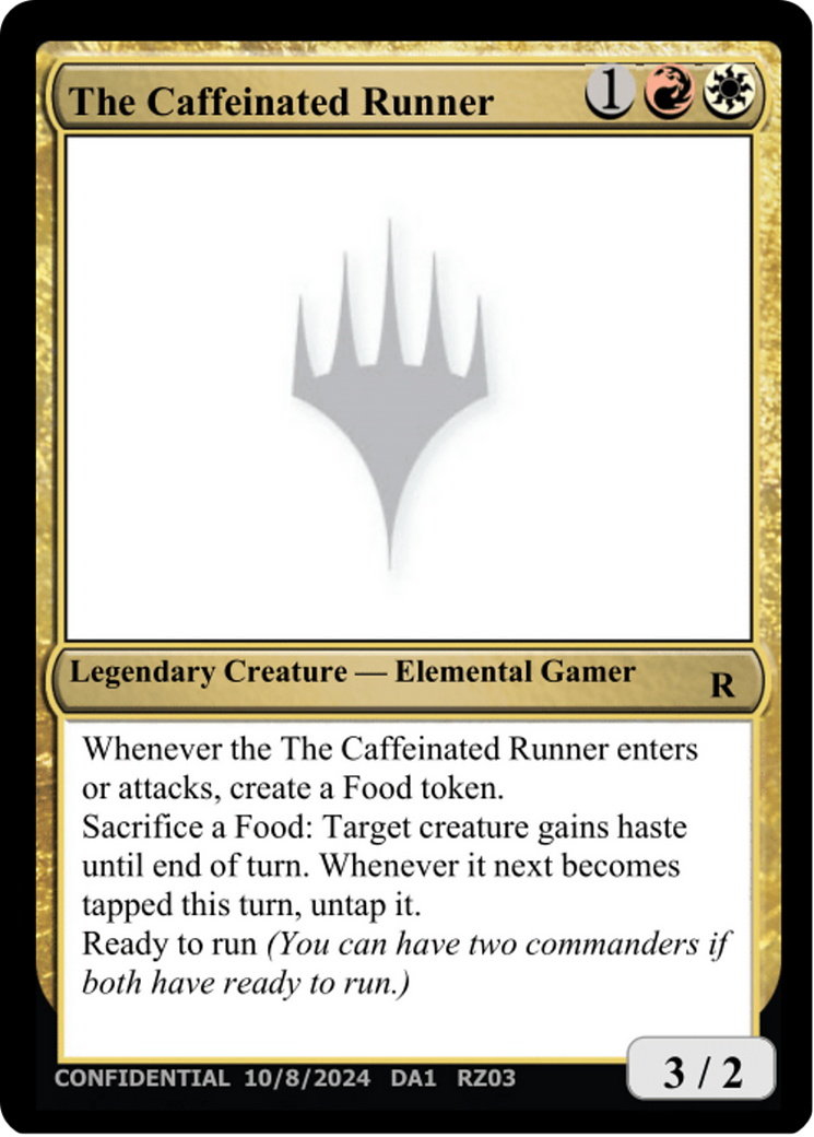 The Caffeinated Runner (UNK-RZ03D) [Misc] Unknown Event MTG Single Wizards of the Coast