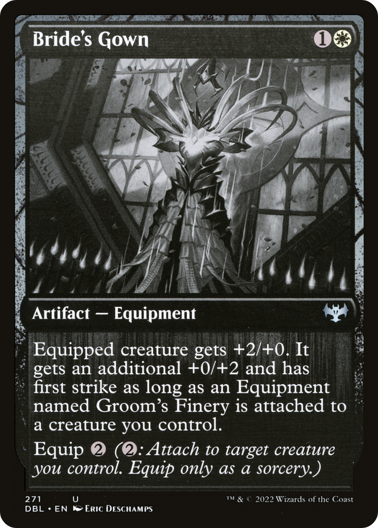 Bride's Gown (DBL-271) [Innistrad: Double Feature] Foil MTG Single Wizards of the Coast